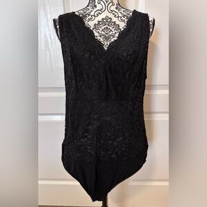 Torrid Black Lace Bodysuit
